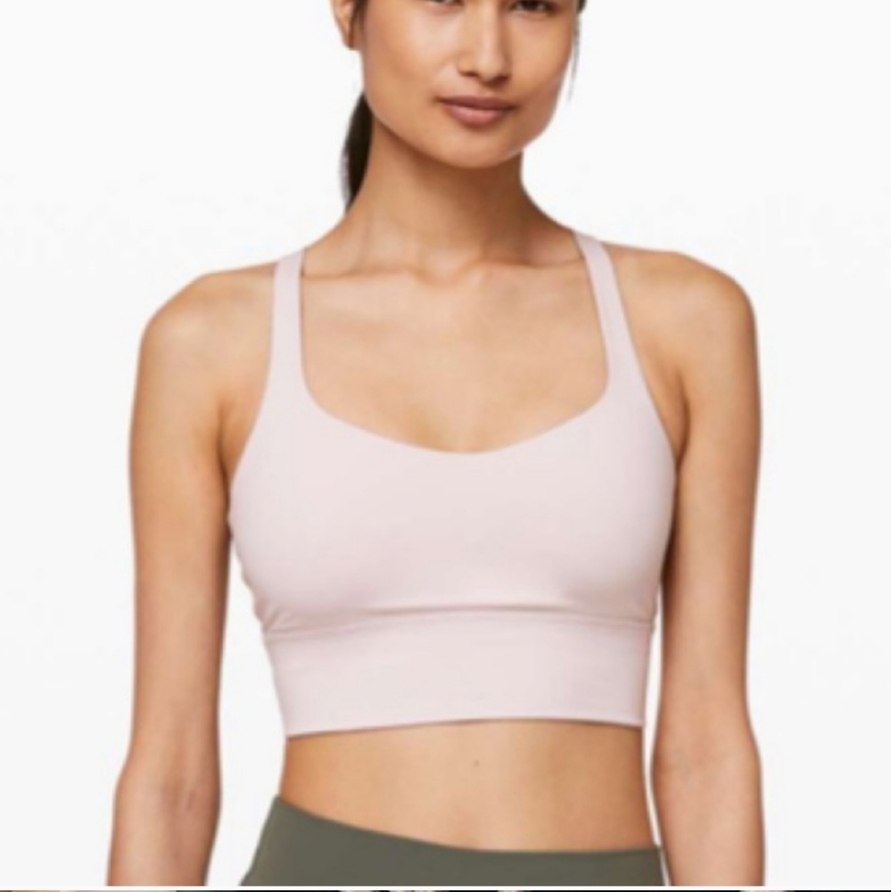 NWT Lululemon Free To Be Bra *Long Line Pink Bliss